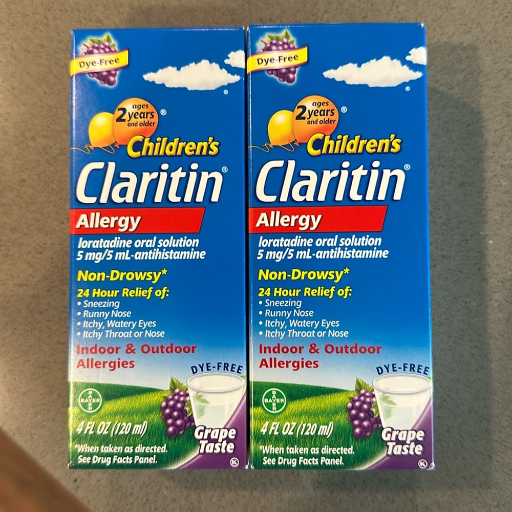 Children‎ Claritin Antihistamine -x2